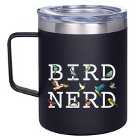 Cool Bird Lover Birdwatching Present Birdwatcher Birder 12oz Stainless Steel Coffee Mug