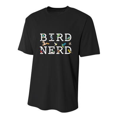 Cool Bird Lover Birdwatching Present Birdwatcher Birder Youth Performance Sprint T-Shirt