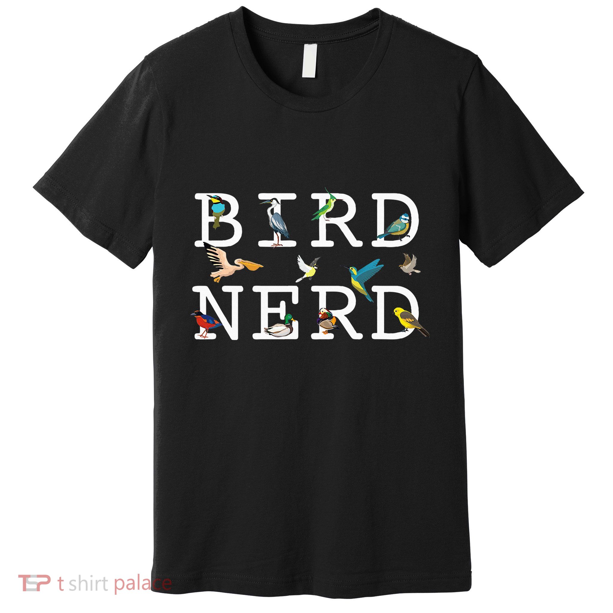 Cool Bird Lover Birdwatching Present Birdwatcher Birder Premium T-Shirt