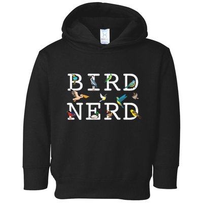 Cool Bird Lover Birdwatching Present Birdwatcher Birder Toddler Hoodie