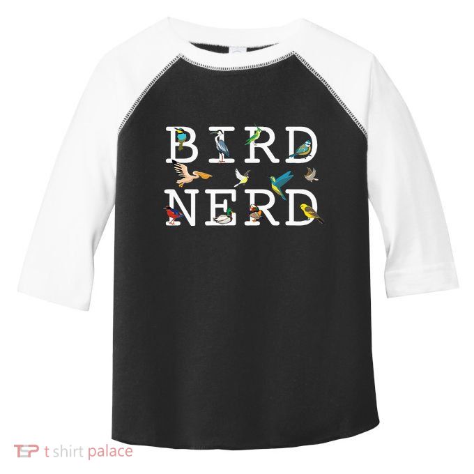Cool Bird Lover Birdwatching Present Birdwatcher Birder Toddler Fine Jersey T-Shirt