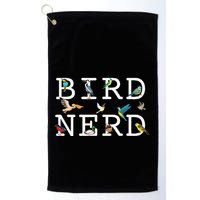 Cool Bird Lover Birdwatching Present Birdwatcher Birder Golf Towel