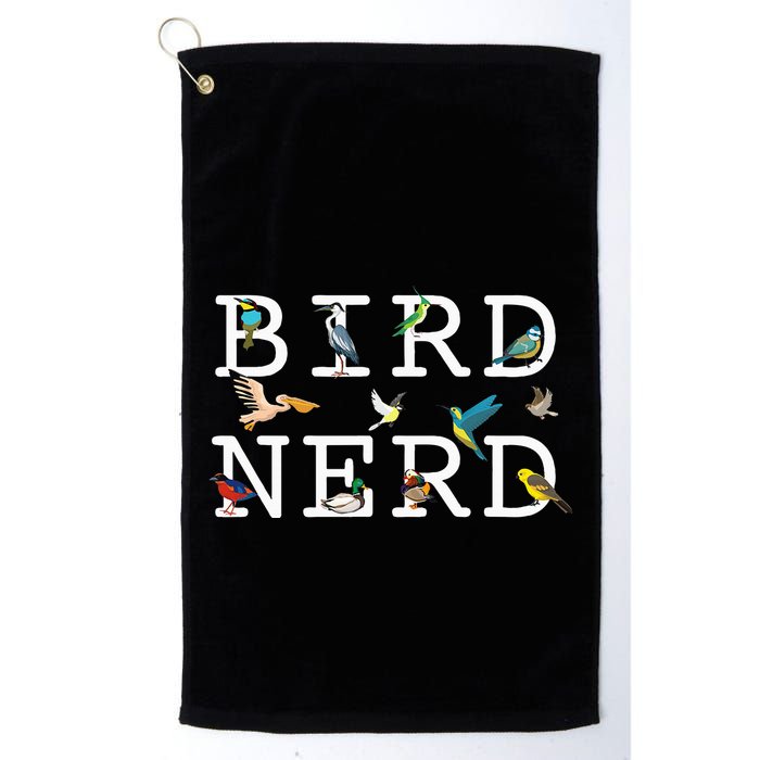 Cool Bird Lover Birdwatching Present Birdwatcher Birder Golf Towel