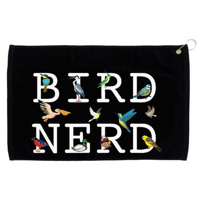 Cool Bird Lover Birdwatching Present Birdwatcher Birder Grommeted Golf Towel