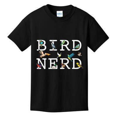 Cool Bird Lover Birdwatching Present Birdwatcher Birder Kids T-Shirt