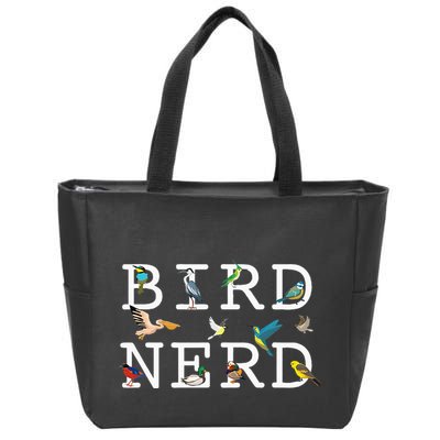Cool Bird Lover Birdwatching Present Birdwatcher Birder Zip Tote Bag
