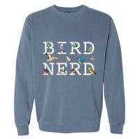 Cool Bird Lover Birdwatching Present Birdwatcher Birder Garment-Dyed Sweatshirt