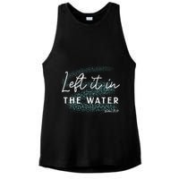Christian Baptism Left It In The Water Matthew2819 Ladies PosiCharge Tri-Blend Wicking Tank