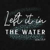 Christian Baptism Left It In The Water Matthew2819 Ladies PosiCharge Tri-Blend Wicking Tank