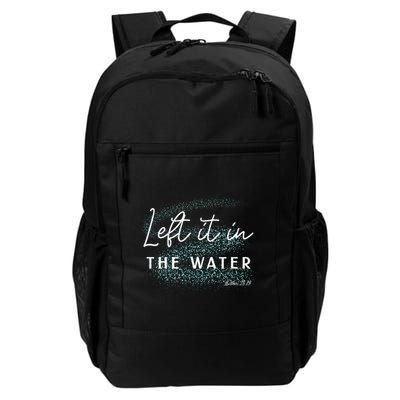 Christian Baptism Left It In The Water Matthew2819 Daily Commute Backpack
