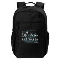 Christian Baptism Left It In The Water Matthew2819 Backpack