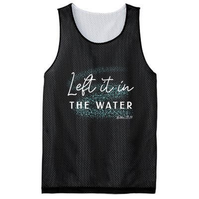 Christian Baptism Left It In The Water Matthew2819 Mesh Reversible Basketball Jersey Tank