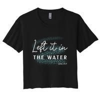 Christian Baptism Left It In The Water Matthew2819 Crop Top