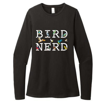 Cool Bird Lover Birdwatching Present Birdwatcher Birder Womens CVC Long Sleeve Shirt