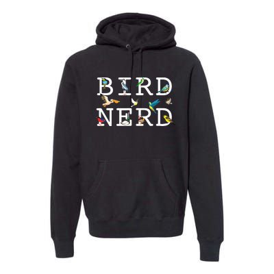 Cool Bird Lover Birdwatching Present Birdwatcher Birder Premium Hoodie