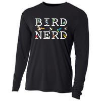 Cool Bird Lover Birdwatching Present Birdwatcher Birder Cooling Performance Long Sleeve Crew