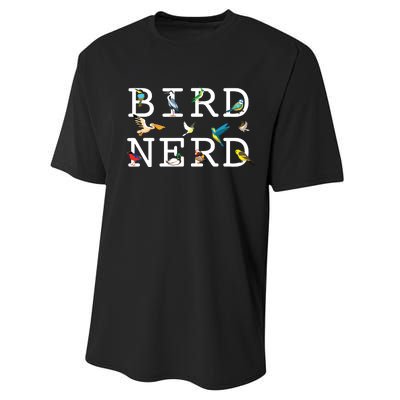 Cool Bird Lover Birdwatching Present Birdwatcher Birder Performance Sprint T-Shirt