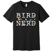 Cool Bird Lover Birdwatching Present Birdwatcher Birder Premium T-Shirt