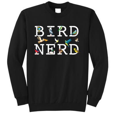 Cool Bird Lover Birdwatching Present Birdwatcher Birder Tall Sweatshirt