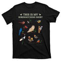 Cool Bird Lover Birdwatching Present Birdwatcher Birder Gift T-Shirt