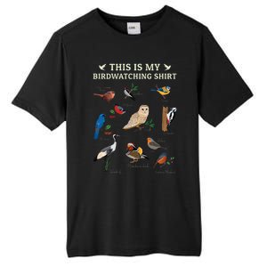 Cool Bird Lover Birdwatching Present Birdwatcher Birder Gift Tall Fusion ChromaSoft Performance T-Shirt