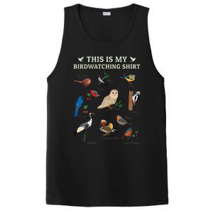 Cool Bird Lover Birdwatching Present Birdwatcher Birder Gift PosiCharge Competitor Tank