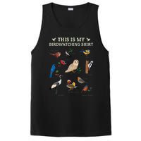 Cool Bird Lover Birdwatching Present Birdwatcher Birder Gift PosiCharge Competitor Tank