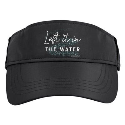 Christian Baptism Left It In The Water Matthew2819 Adult Drive Performance Visor