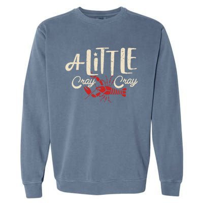 Crawfish Boil Little Cray Louisiana Garment-Dyed Sweatshirt