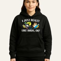Cool Bird Lover Bird Watcher Nerd Parrot Birds Hoodie