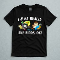 Cool Bird Lover Bird Watcher Nerd Parrot Birds T-Shirt