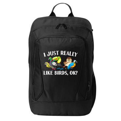 Cool Bird Lover Bird Watcher Nerd Parrot Birds City Backpack