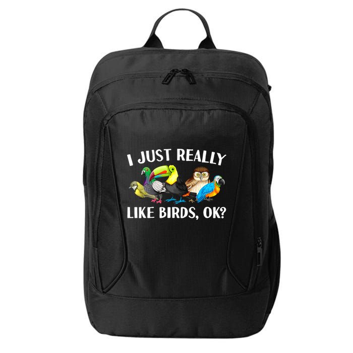 Cool Bird Lover Bird Watcher Nerd Parrot Birds City Backpack