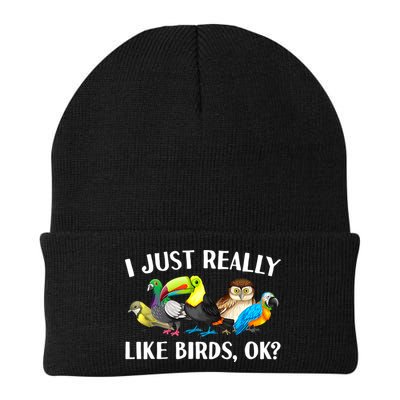 Cool Bird Lover Bird Watcher Nerd Parrot Birds Beanie