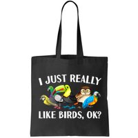 Cool Bird Lover Bird Watcher Nerd Parrot Birds Bag