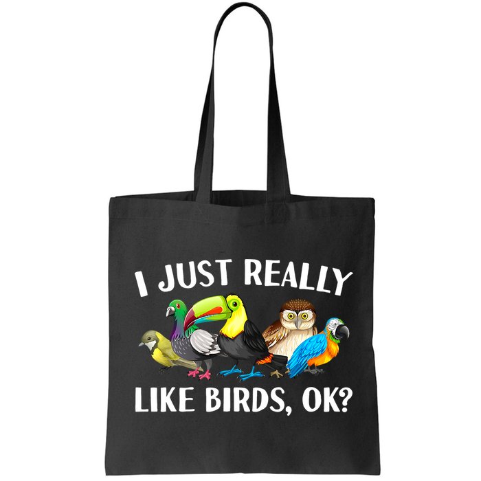 Cool Bird Lover Bird Watcher Nerd Parrot Birds Bag