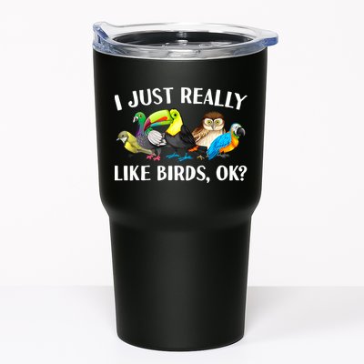 Cool Bird Lover Bird Watcher Nerd Parrot Birds Tumbler