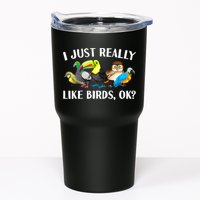 Cool Bird Lover Bird Watcher Nerd Parrot Birds Tumbler
