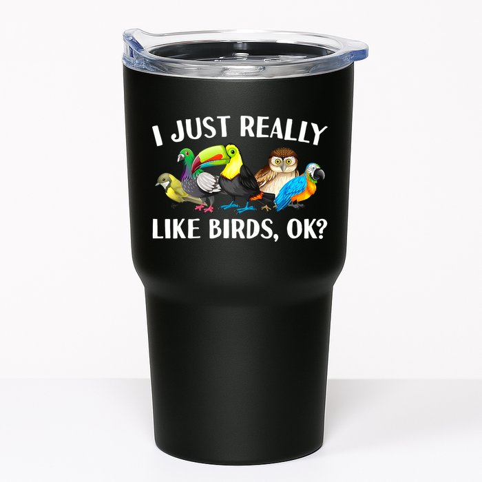 Cool Bird Lover Bird Watcher Nerd Parrot Birds Tumbler