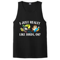 Cool Bird Lover Bird Watcher Nerd Parrot Birds PosiCharge Competitor Tank