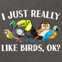 Cool Bird Lover Bird Watcher Nerd Parrot Birds Cotton Canvas Backpack