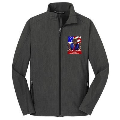 Celebrate Black Leaders 2024 Trump Champions Dark Maga 2024 Core Soft Shell Jacket