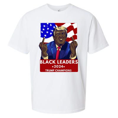 Celebrate Black Leaders 2024 Trump Champions Dark Maga 2024 Sueded Cloud Jersey T-Shirt