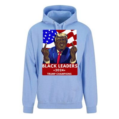 Celebrate Black Leaders 2024 Trump Champions Dark Maga 2024 Unisex Surf Hoodie