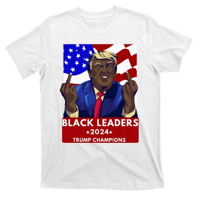 Celebrate Black Leaders 2024 Trump Champions Dark Maga 2024 T-Shirt