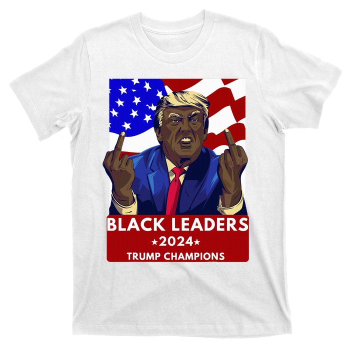 Celebrate Black Leaders 2024 Trump Champions Dark Maga 2024 T-Shirt