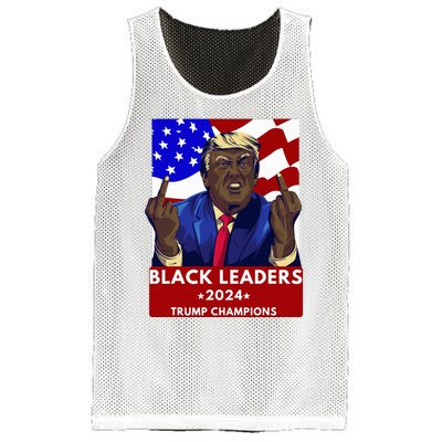 Celebrate Black Leaders 2024 Trump Champions Dark Maga 2024 Mesh Reversible Basketball Jersey Tank