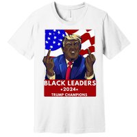 Celebrate Black Leaders 2024 Trump Champions Dark Maga 2024 Premium T-Shirt