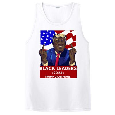 Celebrate Black Leaders 2024 Trump Champions Dark Maga 2024 PosiCharge Competitor Tank