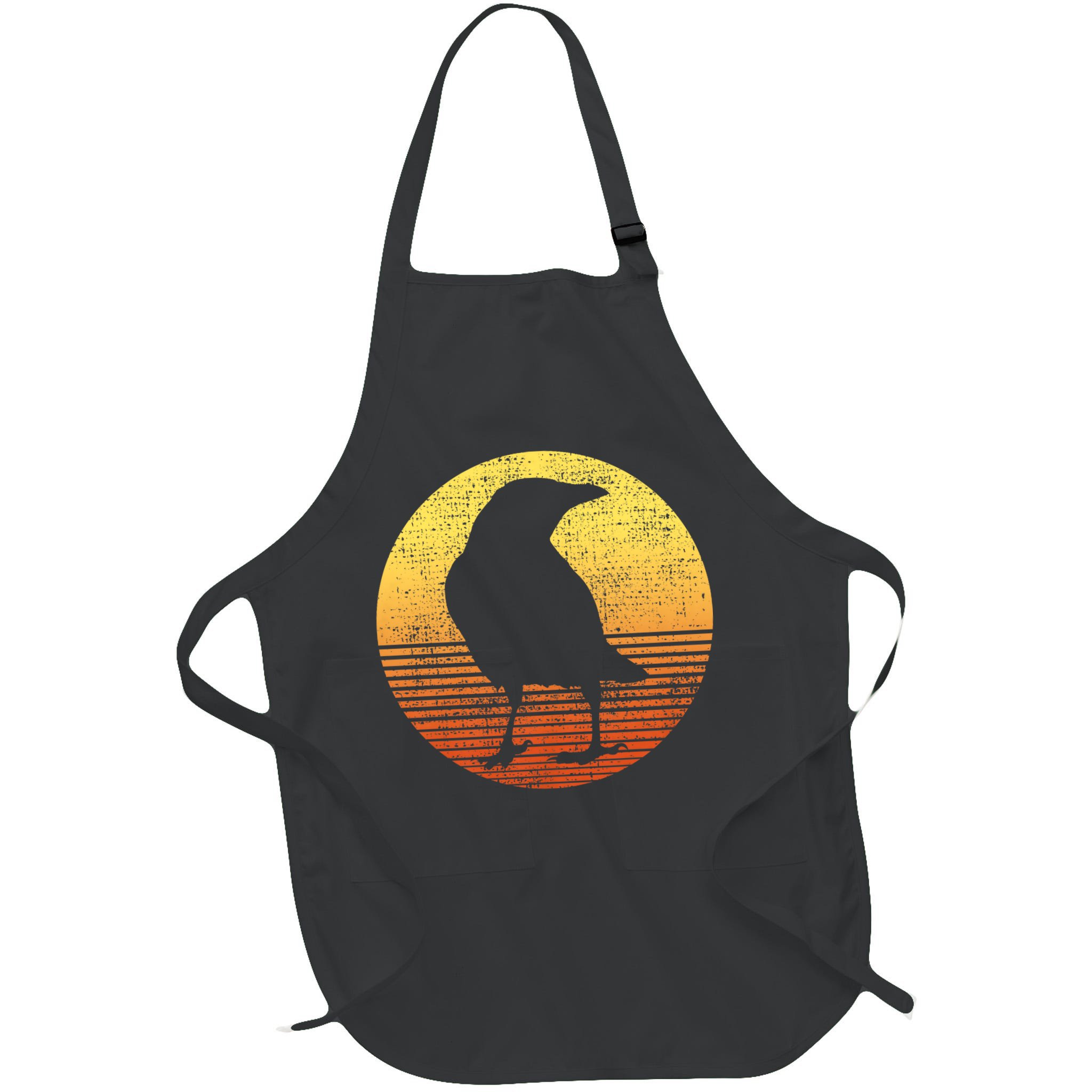 Crow Bird Lover Gift Raven Vintage Apron